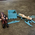 VINTAGE 1984 GI JOE ZARTAN CHAMELEON SKIER FIGURE AND ACCESSORIES BY HASBRO