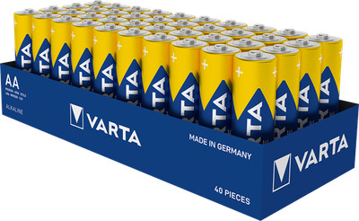 40x Varta Longlife Power Alkaline LR6-AA-Mignon - Tray