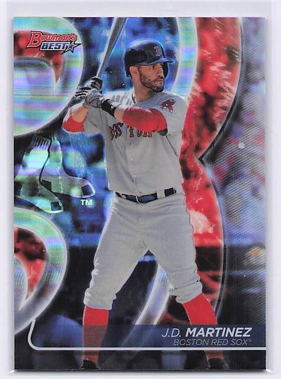 2020 Bowman's Best #38 J.D. Martinez Refractor