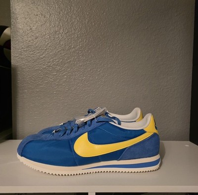 Nike Cortez TXT size 12.5 Light Photo Blue/Yellow-White.