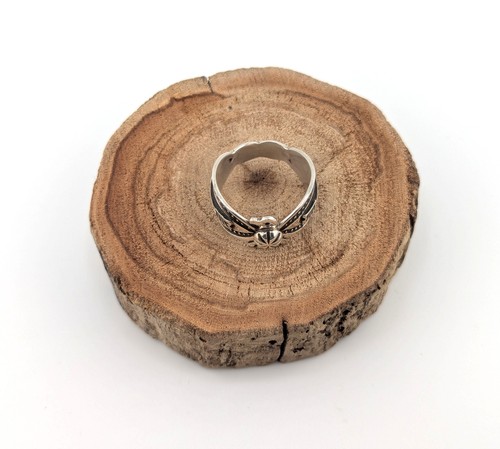 Navajo Sterling Silver Thunderbird Ring Handcrafted Southwest Jewelry Sz 9.5 US - Picture 9 of 10