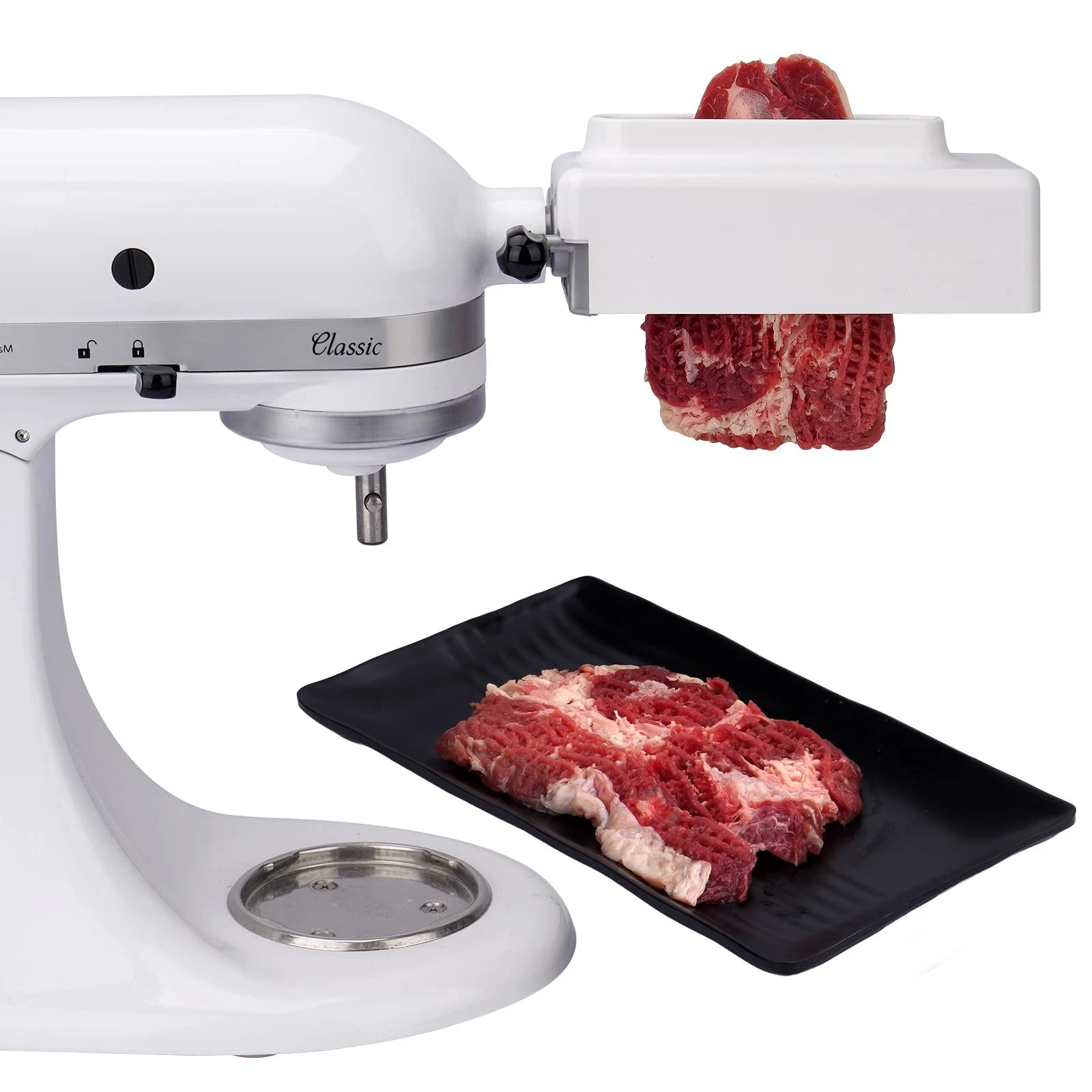 [UPGRADE] Meat Tenderizer Attachment for All KitchenAid Household Stand Mixer...