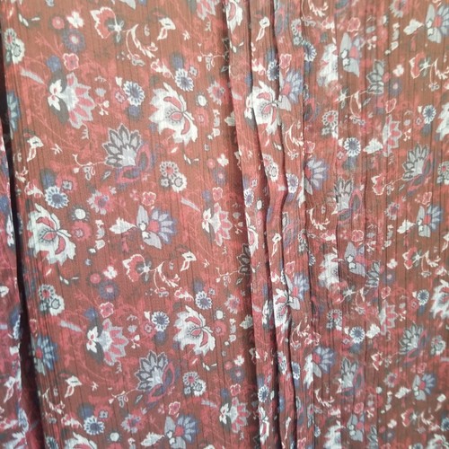 Loft Womens Floral Multicolored Long Sleeve Dress Top Ladies Sz Medium - Picture 2 of 8