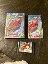 Sega Genesis Game Hard Drivin CIB Complete In Box 