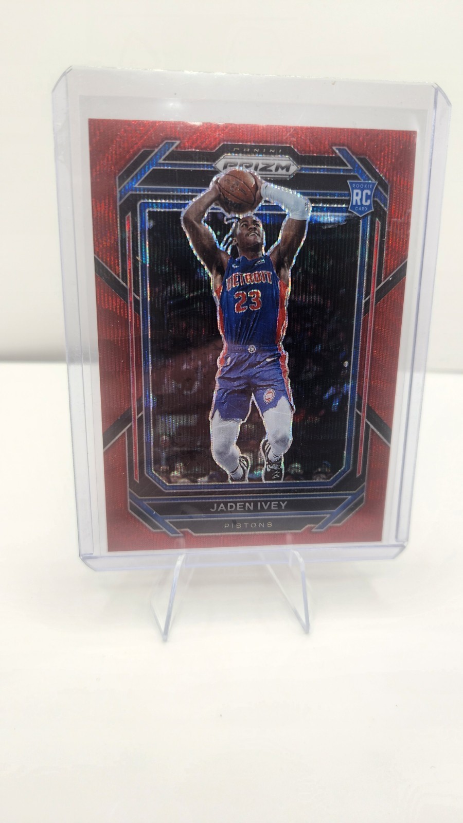 2022-23 Panini Prizm - Jaden Ivey #256 Ruby Wave Prizm (RC)