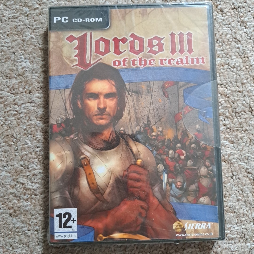 Lords of the Realms III 3 PC Game BRAND NEW SEALED Sierra CD ROM Retro Strategy