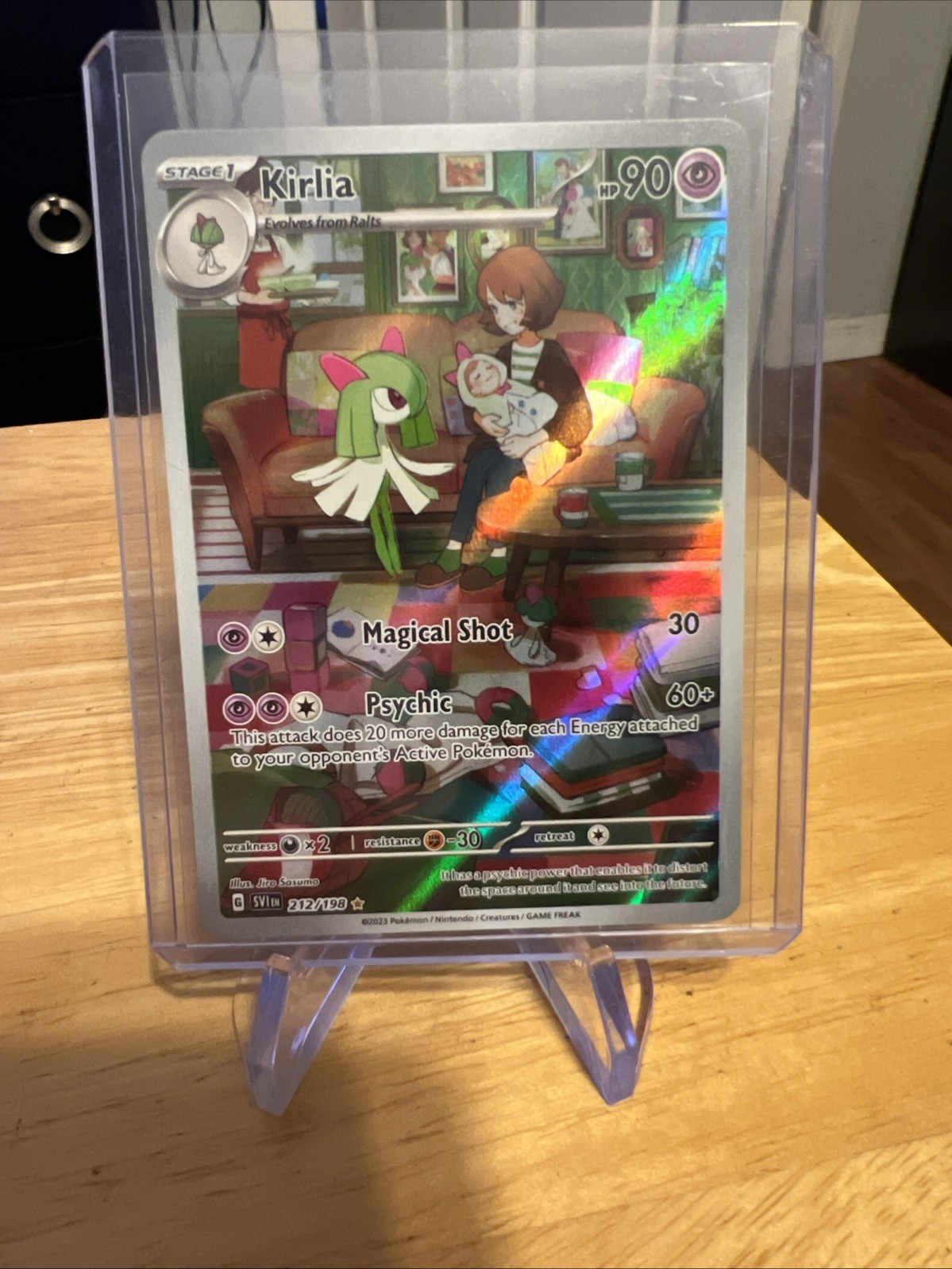 Pokémon TCG - KIRLIA 212/198 FULL ART Holo Illustration RARE