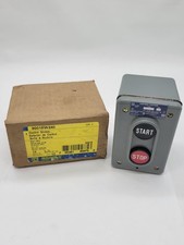 Square D 9001BW240 2-Unit Pushbutton Control Station Start Stop 600V Series A