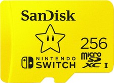 SanDisk - 256GB microSDXC UHS-I Memory Card for Nintendo Switch 1