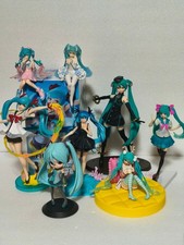 Vocaloid Figure 8 Piece Set Hatsune Miku Lot Unknown Manufacturer Brand