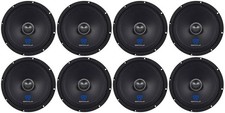 (8) Rockville RXM88 8" 500w 8 Ohm Mid-Range Drivers Speakers, Made w/Kevlar Cone