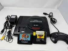 Sega Genesis Model 1601 Console Bundle Controller, Games & Manual Tested Working