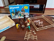 1980 Playmobil Cowboy Deluxe Play Set Schaper 1002