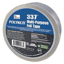 Polyken 337 Foiltape, Aluminum, 50-1/4Ydl, 2-7/8Inw