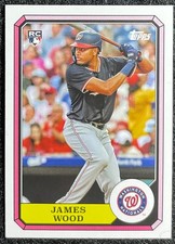 2025 Topps Archives - 1987 Topps Boardwalk and Baseball James Wood #87BB-3 (RC) 