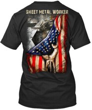 Proud Sheet metals Worker Premium Premium T-Shirt Made in the USA Size S to 5XL