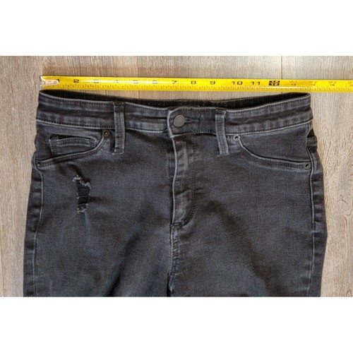 Universal Thread Womens Size 4 / 27R Black Distressed High Rise Jeggings - Picture 5 of 9