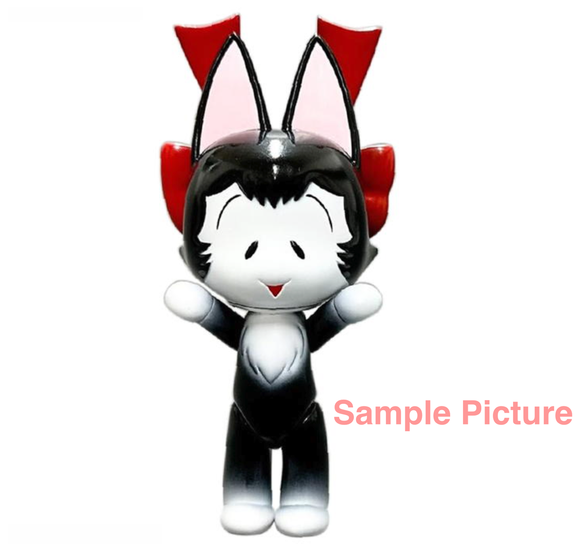 Unico Chao Katy Black Cat Mascot Soft Vinyl Figure Tezuka Osamu