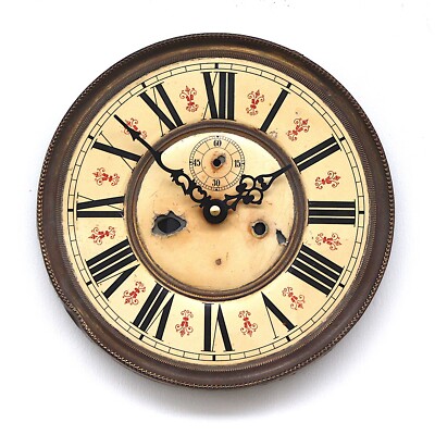 Original kleine britische Wanduhr Zifferblatt