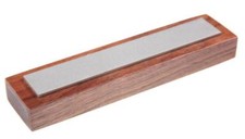 Eze-Lap Diamond Sharpening Stone 1" x 6" Fine 400G on Walnut Pedestal 42M DEAL!