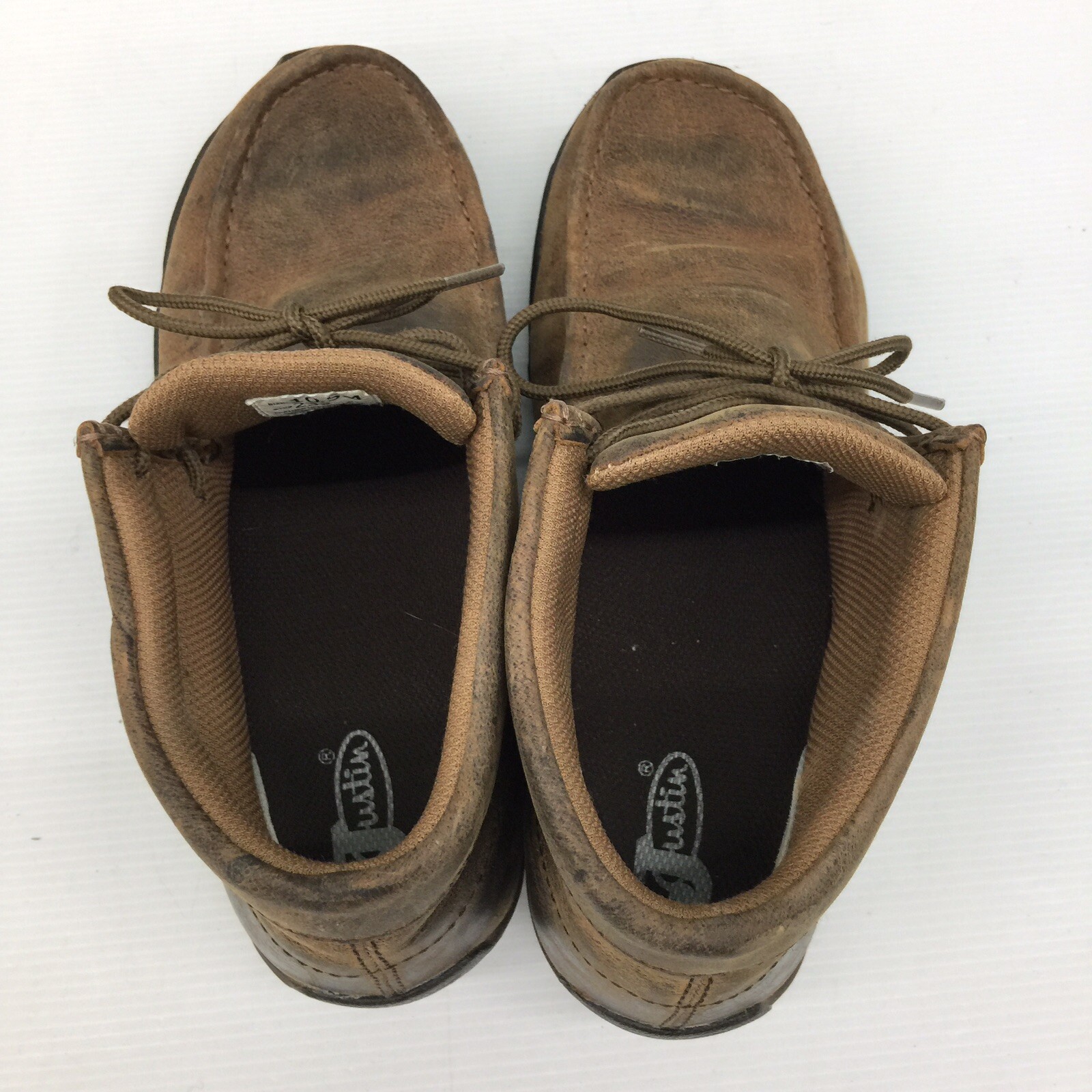 Justin Cappie Dark Brown Suede Leather 