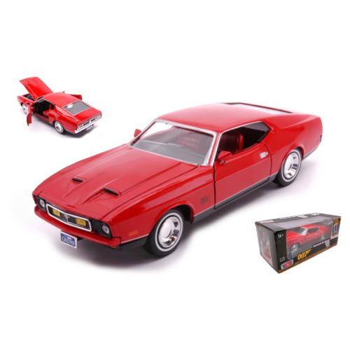 FORD MUSTANG MACH 1 COUPE 1971 007 JAMES BOND DIAMONDS ARE FOREVER 1:24 Movie - Foto 1 di 4