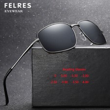 Men Metal Retro Tinted Reading Glasses Classic Square Presbyopic Sunglasses New