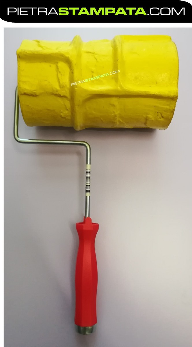 Rouleau texturé pour cient, ortier et onocouche, théatisation Béton
