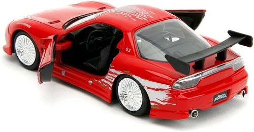 Kyosho Jada 1/32 The Fast and the Furious Mazda RX-7 1995 Red/Graphics JADA98377 - Picture 9 of 24