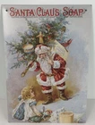 Santa Clause Soap Tin Metal Poster Sign Vintage Style Retro 9"x 6" RN35055 Read