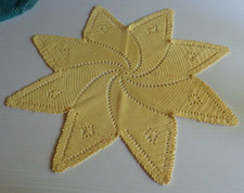 Tischdecke Sternform (1) / Tischläufer Gehäkelt Tischwäsche Zierdecke