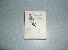 NEW MACY'S STERLING SILVER CHARM 01112400 FREE SHIPPING