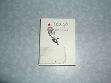 NEW MACY'S STERLING SILVER CHARM 01112400 FREE SHIPPING