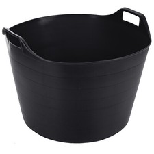 75L Flexi Tub With Handles Trug Builders Bucket Home Garden Storage Container UK