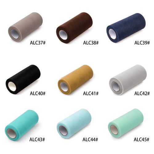 Decoration Wedding Fabric Spool Party Birthday Tulle Roll Netting Craft Fabric - Picture 46 of 86