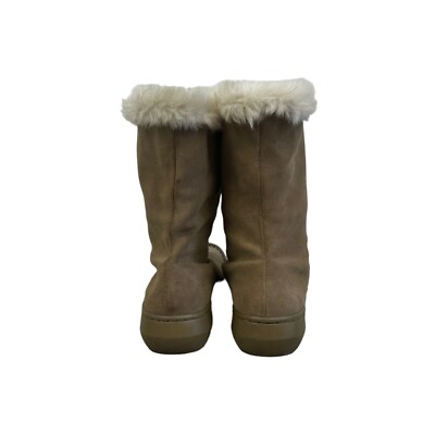 Vtg Y2K Rocket Dog Suede Winter Boots Fur Lined Chunky  display picture 1