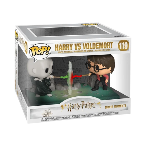 Funko Pop! Moment: Harry Potter - Harry VS Voldemort, Multicolor - DAMAGED BOX