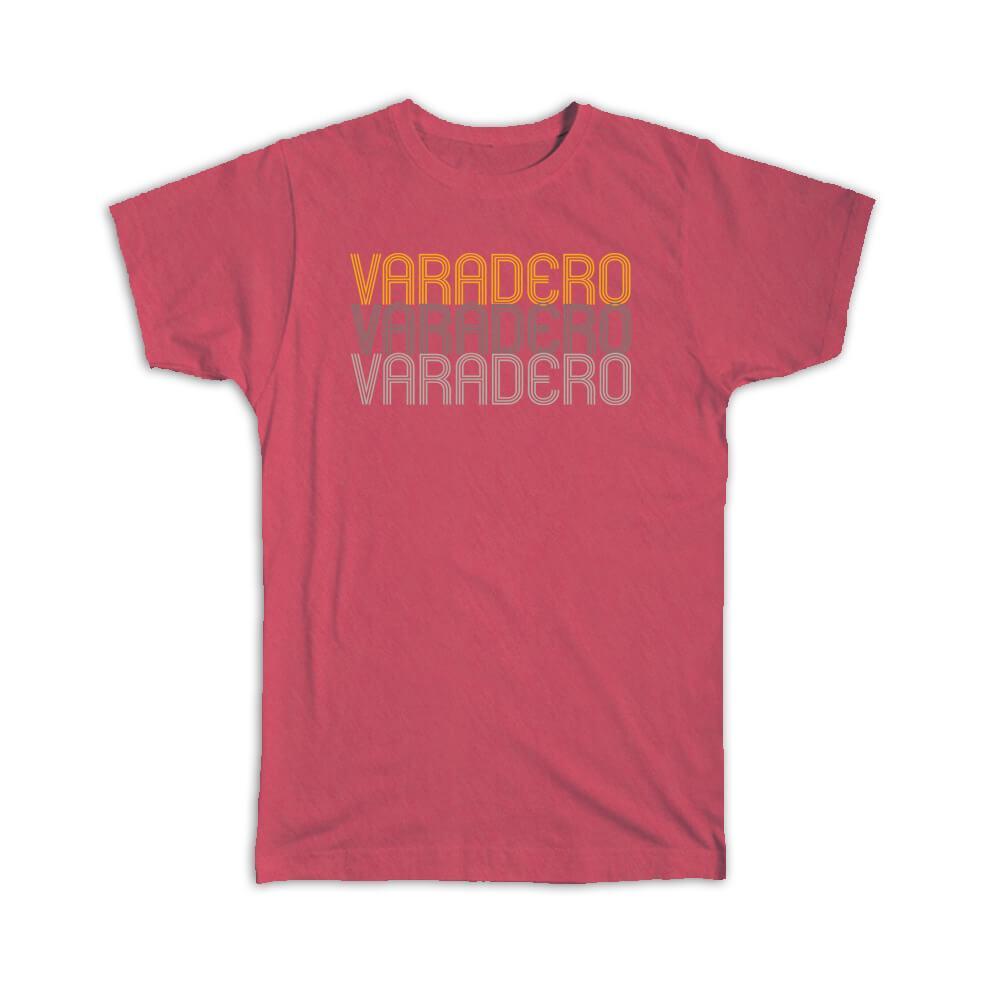 Cuba Varadero Vintage Sign T-Shirt - Cute Home Decor Art Print  