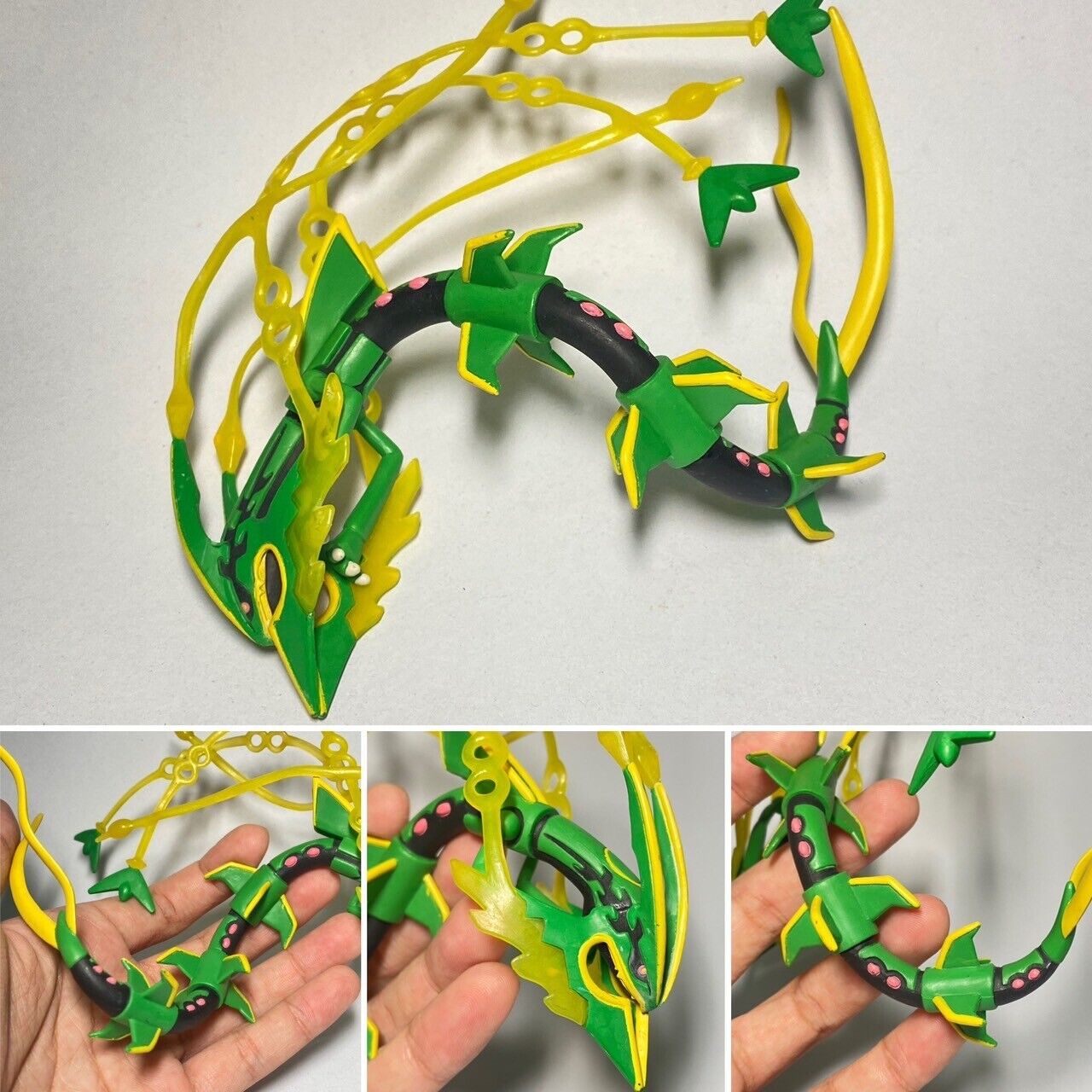 Clear Kyogre Rayquaza Groudon Pokemon Monster Collection Figure Tomy  1.25-1.8in