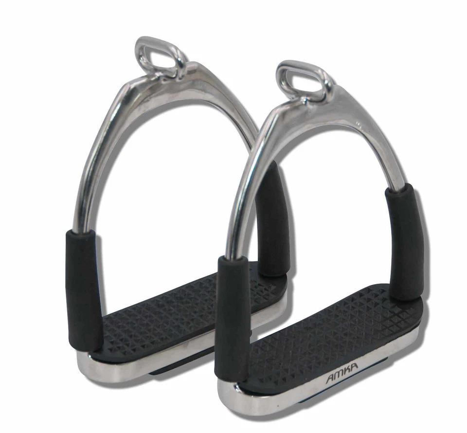 Sicherheitssteigbügel AMKA beweglich aus Edelstahl gedrehte Öse