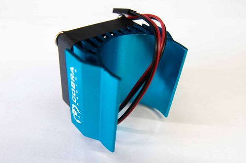 High-Performance Blue RC Motor Cooling Fan for Traxxas, Arrma & More - Picture 5 of 6