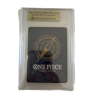 One Piece Yamato OP01-121 SP SEC OP05 Card Beckett Pristine 10