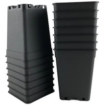 100x Anzuchtt&ouml;pfe 1 Liter 10,3&times;10,3&times;13,7 stabil Pflanzt&ouml;pfe robust Azuchttopf PP