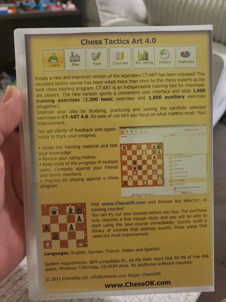 2011 Chess Tactics Art 4.0 PC Software DVD (CT-Art 4.0) - Image 2 of 4