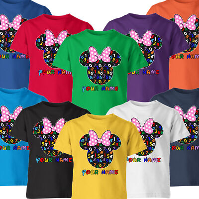 Personalisiertes Kinder-T-Shirt Welttag des Buches Schule Stolz Mode Lernstil #ND