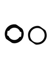 Home Button Gasket For iPad Mini 3 / Air 2 / Pro 9.7" Black  10 Pack 