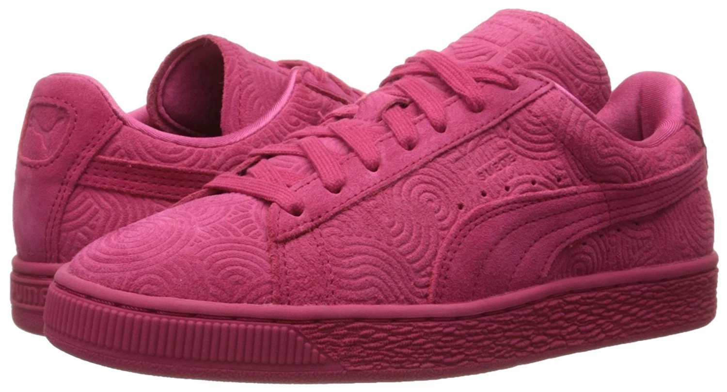 Sneakers Donna Puma Scamosciato Classiche + Colorate 360584 02 Taglie 6 5 9 5 Rosso Rosa