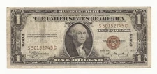 1935-A $1 Dollar Bill Silver Certificate HAWAII Note 745C-ZEM