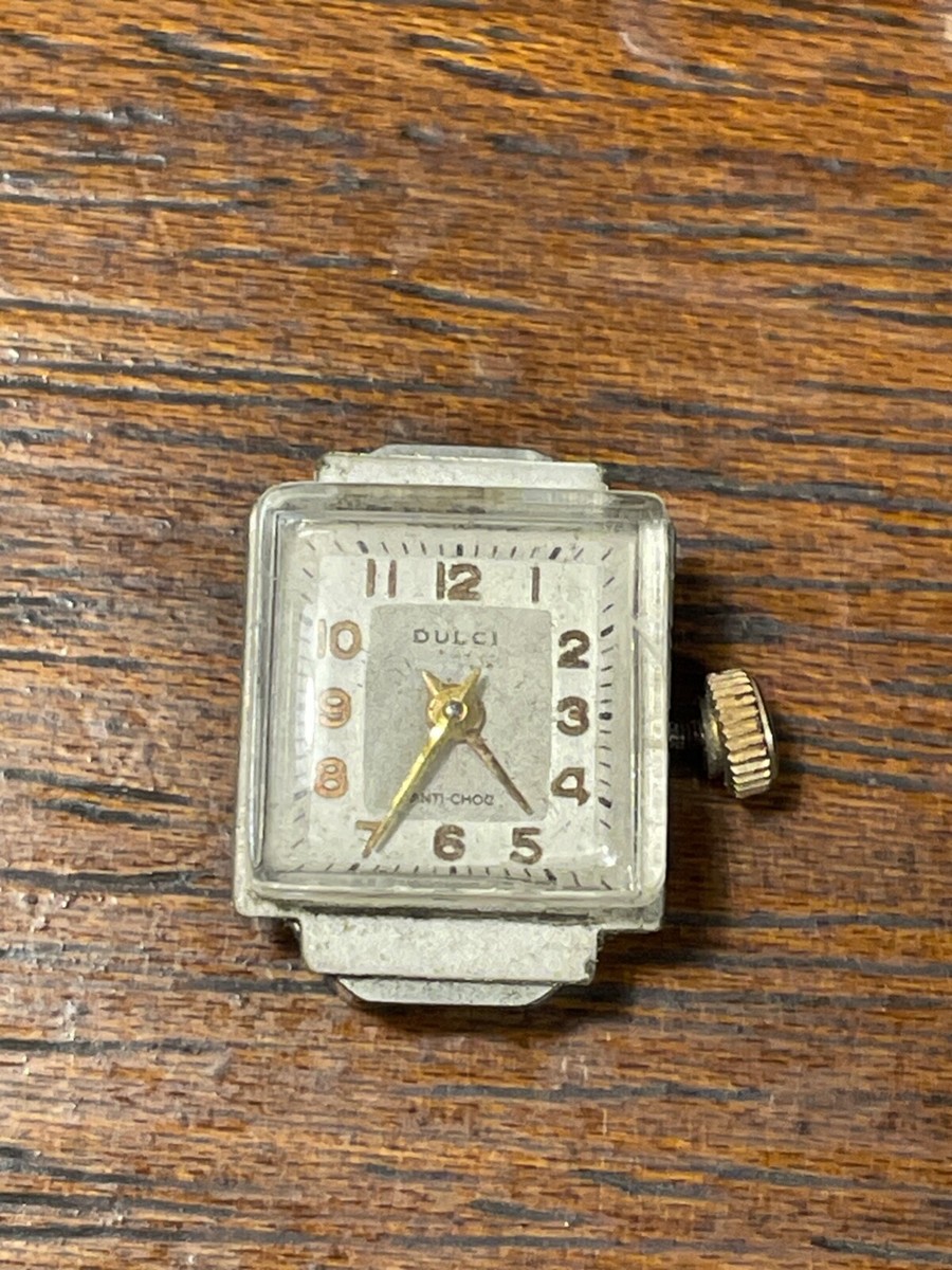 Mouvement De Montre Mécanique Dulci Suisse - À Réviser Ou Pour Pièces - 9-39/16" - Occasion