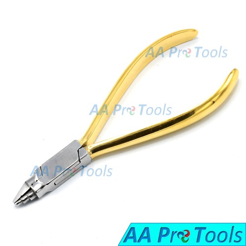 Gold Plated Orthodontic Pliers: Young Wire Bending Pliers Dental Lab DP-17 - Picture 3 of 3